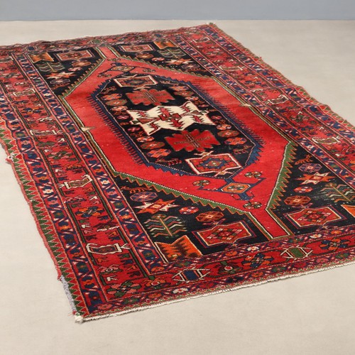 Antique asian carpet cotton - antique,