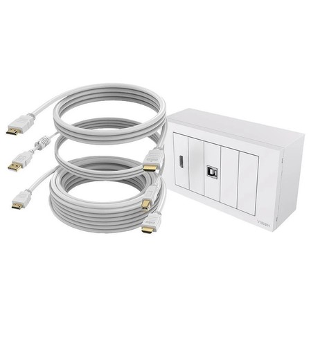 Techconnect faceplate kit - 4k,
