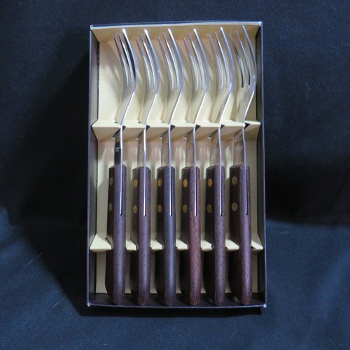 Vintage stainless steel wooden - vintage,