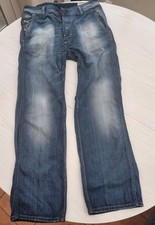 Diesel Jeans Blue W32 L32 Pheyo Cinch Back Button fly Jean