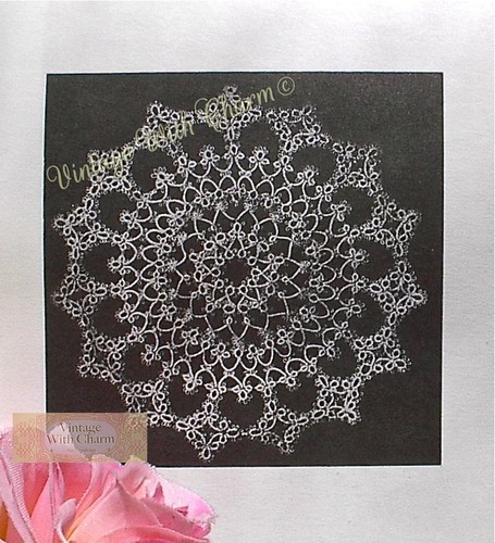 Vintage doily tatting pattern - tatting,