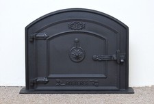58.5 x 43.5 cm cast iron fire door clay bread oven doors pizza stove fireplace