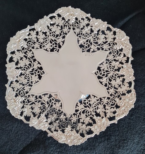 Vintage sterling silver cake