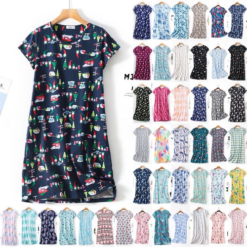Ladies nighties short sleeve - ladies,