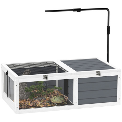 Wooden tortoise house reptile - wooden,