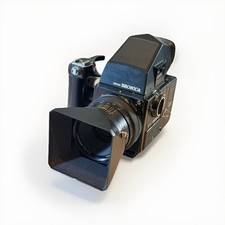 Bronica SQ-A 6X6 Medium format Camera + 80mm Lens, Metered Prism And Speed Grip