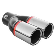 Twin Exhaust Tip Trim Pipe