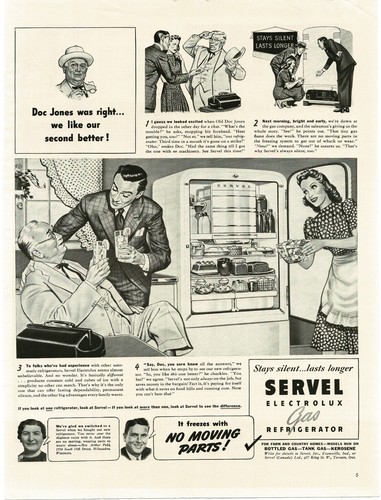 1941 servel electrolux gas - 1941,
