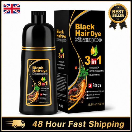 Black hair dye - hair, for