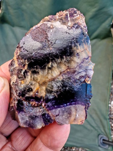 Blue john fluorite freeform - blue,
