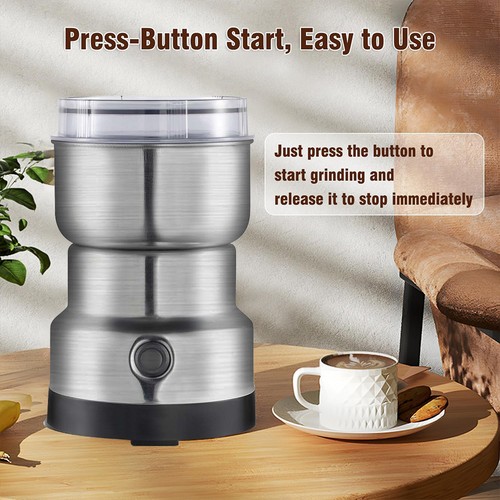 Electric coffee bean grinder - bean,