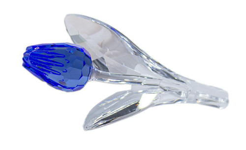 Swarovski crystal blue tulip - crystal, tulip"
