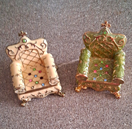 Enamel chair sofa - chair/sofa, trinket