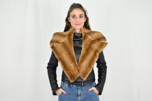 Large fur collar - fur,