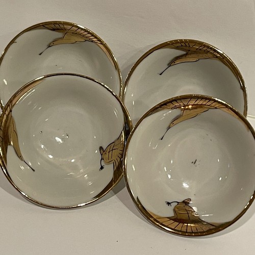 Vintage japanese saki tea - japanese, cups