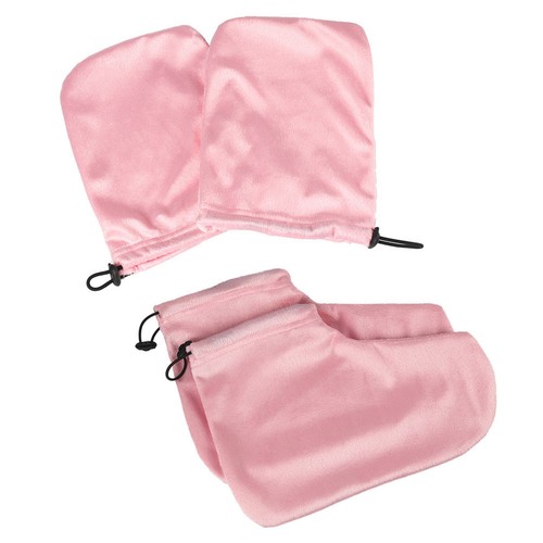 Pairs pink paraffin wax foot - pairs,