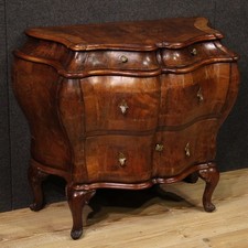 Venetian dresser furniture commode 2 drawers in wood antique style 20th century