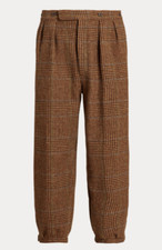 NEW RALPH LAUREN POLO BREEKS HUNTING SHOOTING BREACHES TWEED PLUS TROUSER 34 W