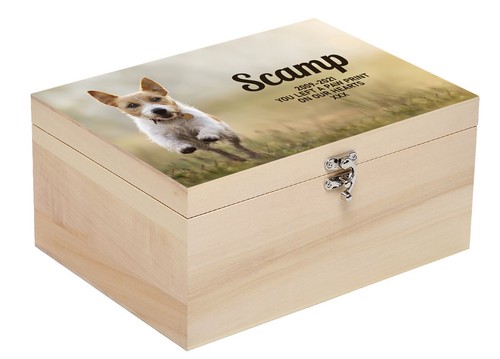 Personalised photo wood pet - personalised,