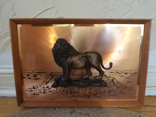 Vintage swaziland copper - copper, 3d