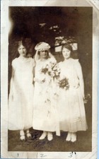 1920s Photo of Bride with