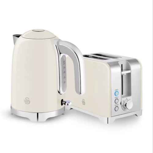 Swan solace cream kettle - swan,