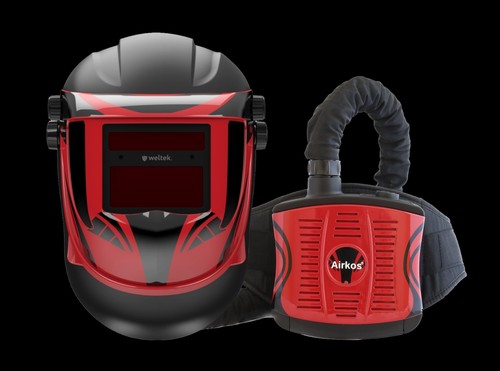 Air fed welding mask - air, bag