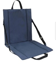 Folding Beach Chair Stadium Seat Backrest Outdoor Garden Portable Camping Hiking