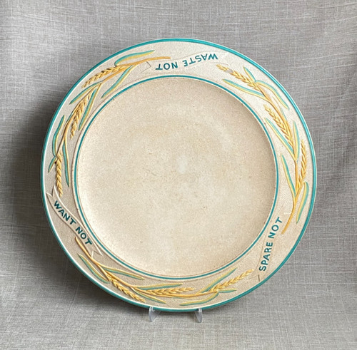 Antique 1890 stoneware wheat - 1890,