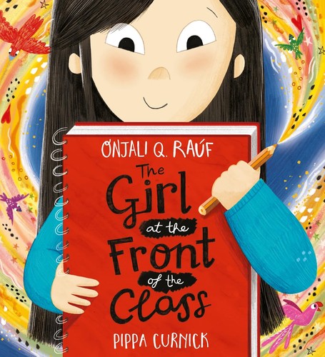 The girl front - of,