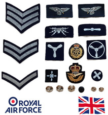 RAF Insignia British Royal Air Force No1 Uniform Insignia Badges or Buttons