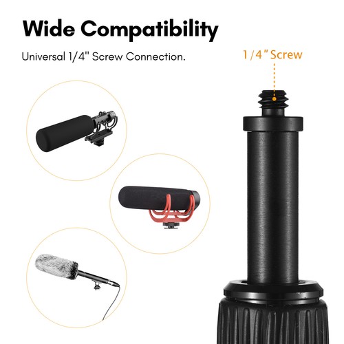 Aluminum microphone boom pole - microphone,