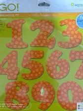 Accuquilt Go! Carefree Numbers Fabric Cutting Die 55099