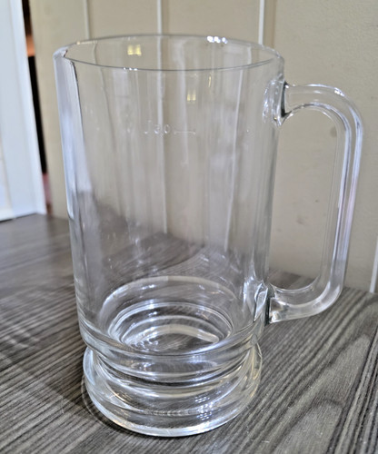 Vintage large beer glass - -,