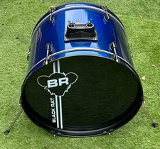 BR - Black Rat  20'' x 14'' Bass Drum in Blue with Black Hardware