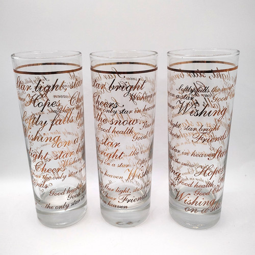 Vintage christmas tumblers - christmas,