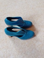 Teal Heeled Shoes Size 36