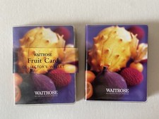 Vintage Waitrose Fruit Recipe Cards Collection in Original Folders