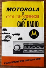 Vintage 1960's MOTOROLA CAR