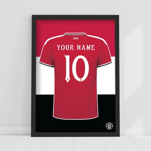 Manchester united print - manchester, fc