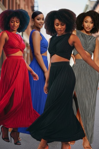 Women piece set crop top - women, 2