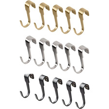 Ikea Hultarp Kitchen Hooks Black Nickel Brass Steel Wall Hanging Utensil Holder