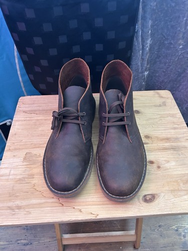 Clark dessert boots brown - boots,