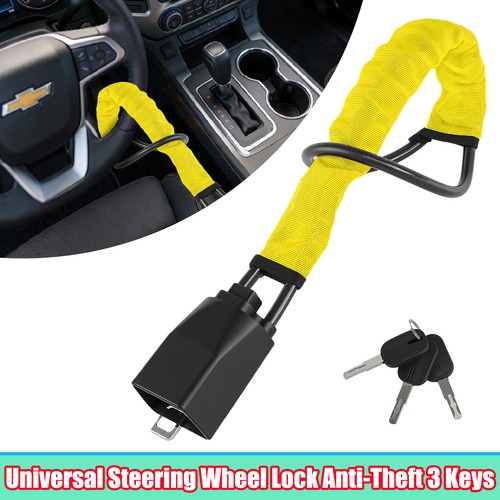 Steering wheel lock heavy - wheel, duty