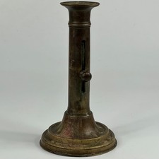 Antique French Christmas Candle Holder Traditional Brass Rising Candlestick