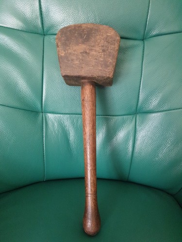 Antique hand made wooden - made,