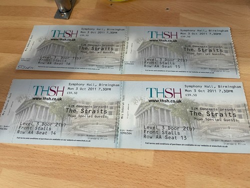 The straits concert tickets - the,