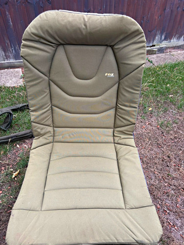 Fox green padded fishing chair - fox,