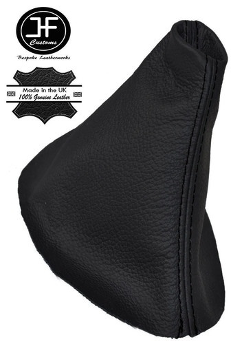 Black stitching leather gear - black,