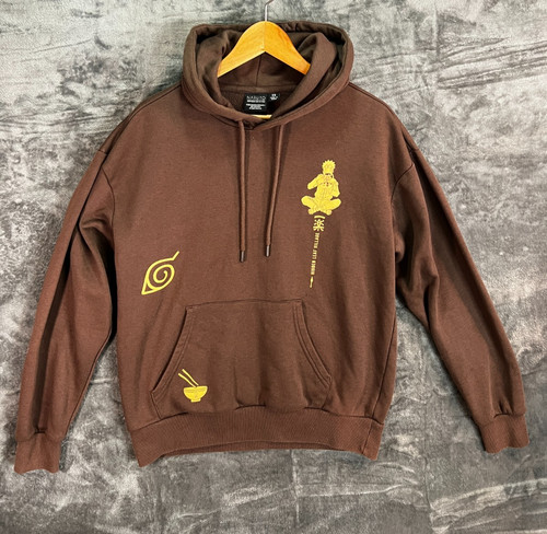 Naruto shippuden hoodie - naruto, brown